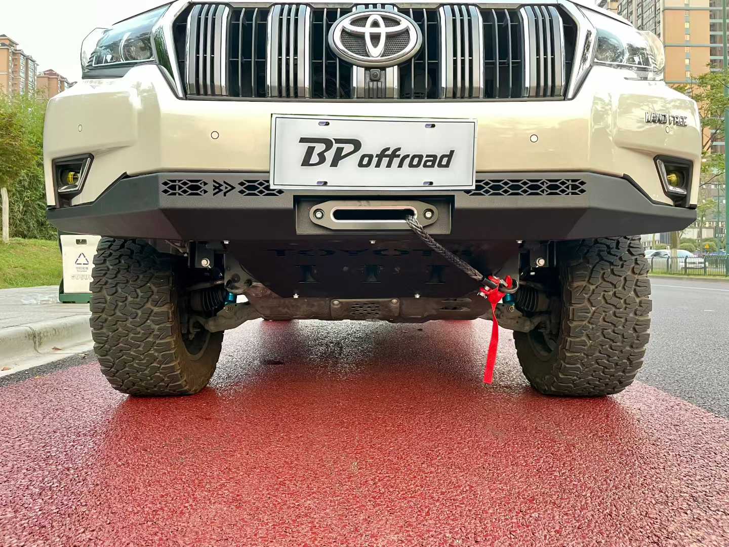 Car Bumper Origin Front Product Place Model Position Front Bumper For Toyota Prado LC150 2018+