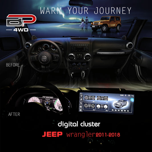Instrument Panel and Car Stereo screen touch For Jeep Wrangler JK 2011-2018