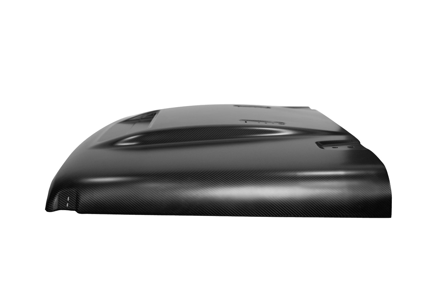 Dry Carbon Fiber Hood with Functional Air Vents for Jeep Wrangler JL2.0T/JT3.6L/392