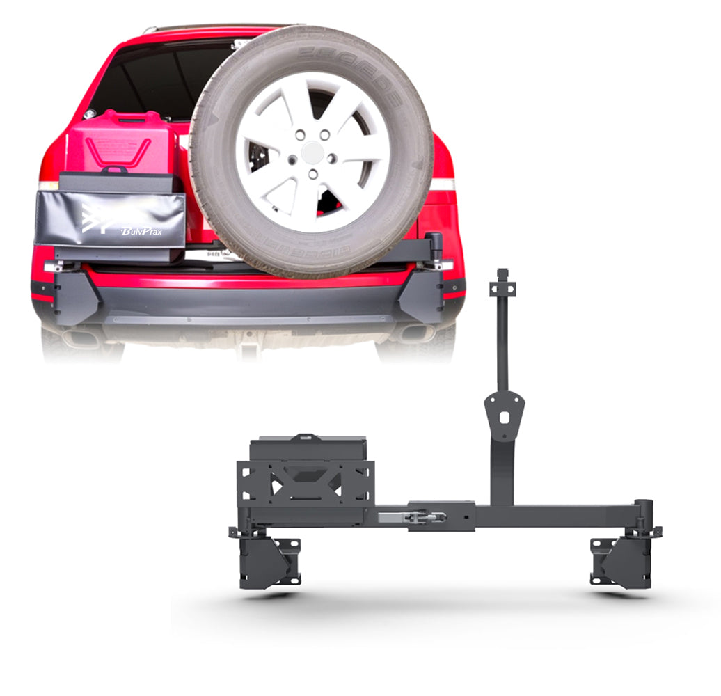 Volkswagen Touareg T1 rear bumper Tire rack
