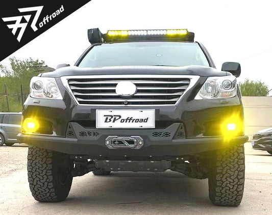 Accessories Auto Body Systems Steel Front Bumper Bull Bar For Lexus 2007-2011 LX570 SERIES