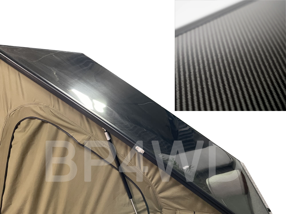 Carbon fiber roof tent