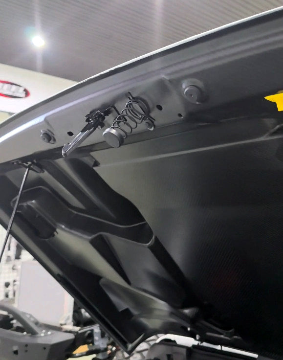 Dry Carbon Fiber Hood with Functional Air Vents for Jeep Wrangler JL2.0T/JT3.6L/392