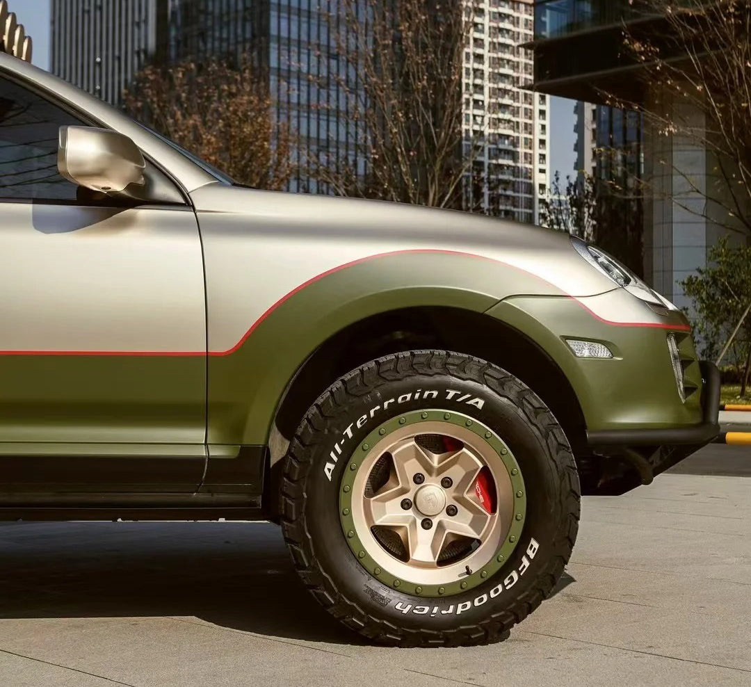 Porsche Cayenne 957 Full/Half Height Tubular Offroad front bumper