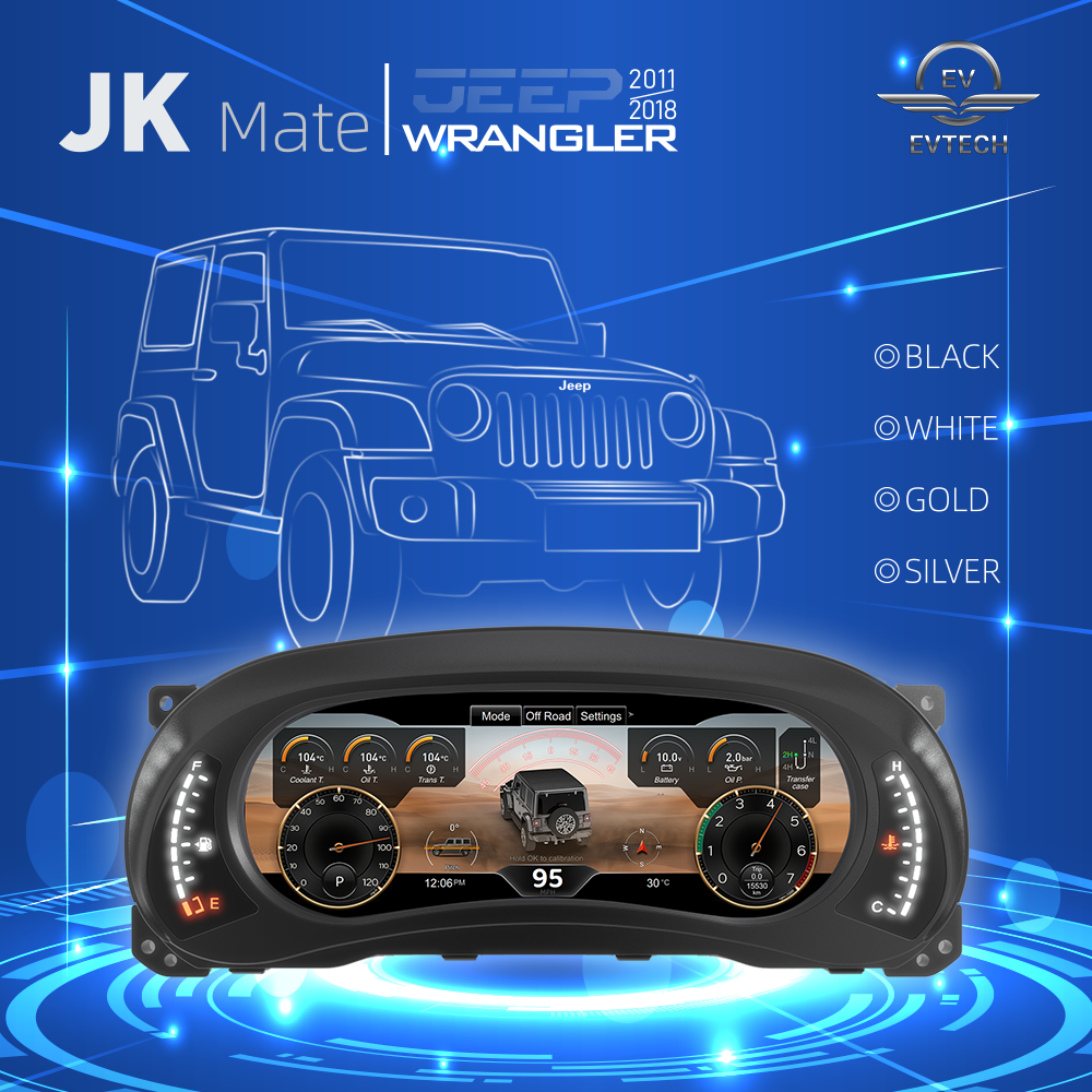 Speedometer Instrument Cluster Replacement for Jeep Wrangler Jk 2007-2017