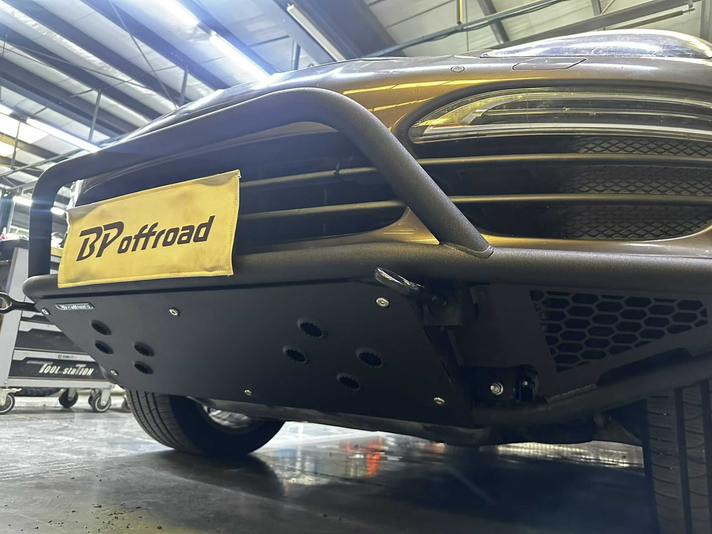Porsche Cayenne 958.1 Half Height Tubular Offroad Front bumper