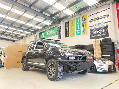 Porsche Cayenne 957 Full/Half Height Tubular Offroad front bumper