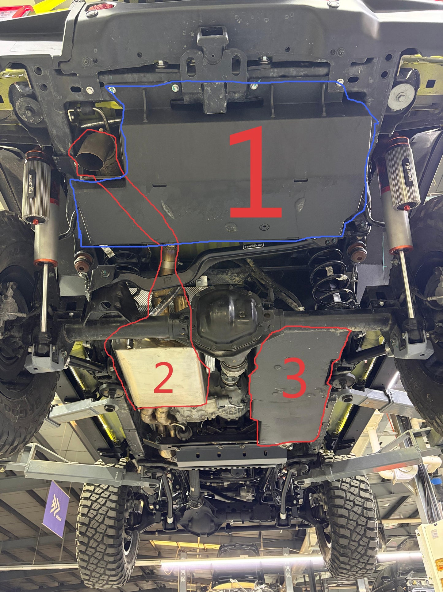 JL 2-Door 6.4L Swap Exhaust & Dual Fuel Tank Solution