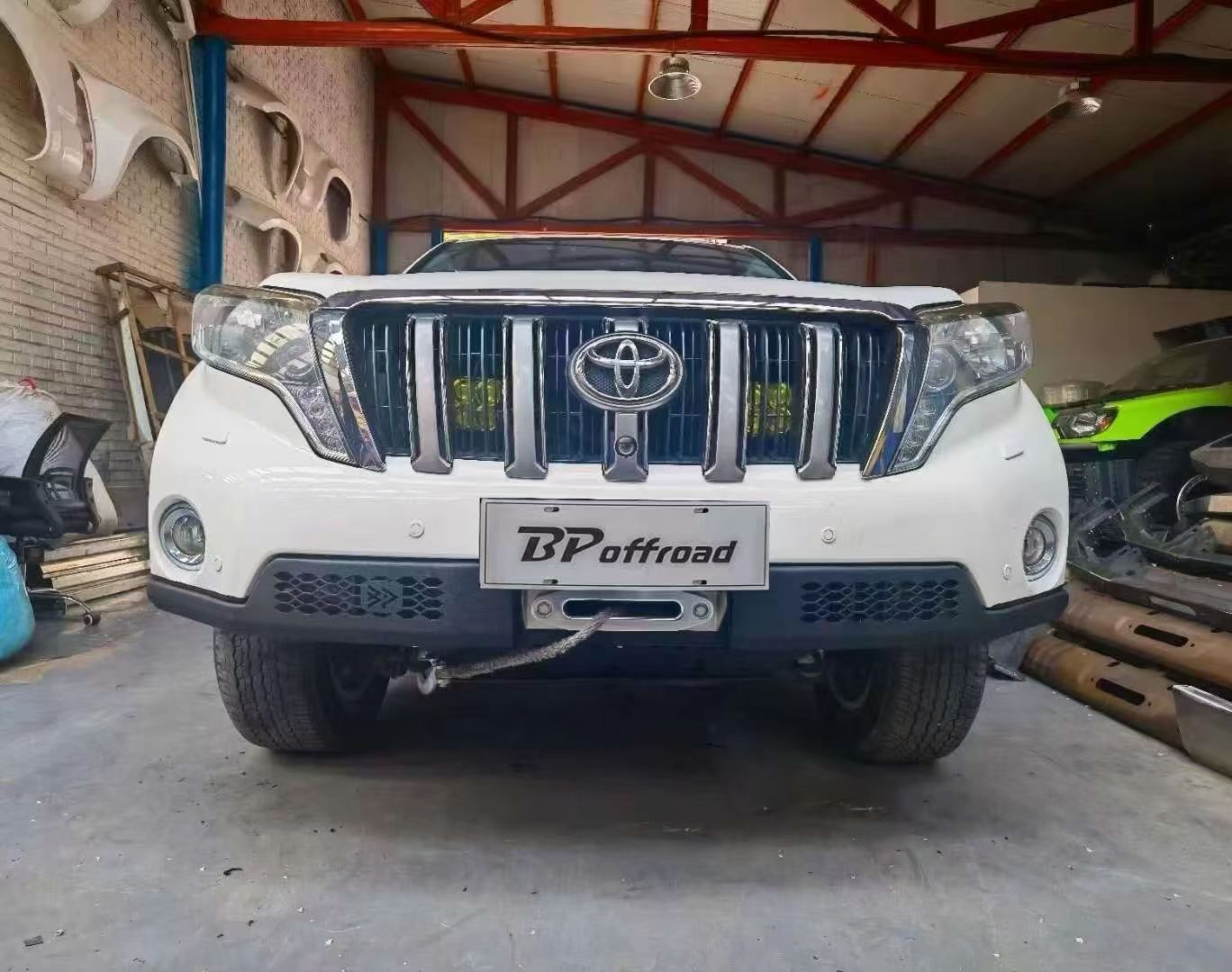 2014-2017 J150 Invisible front bumper-B black