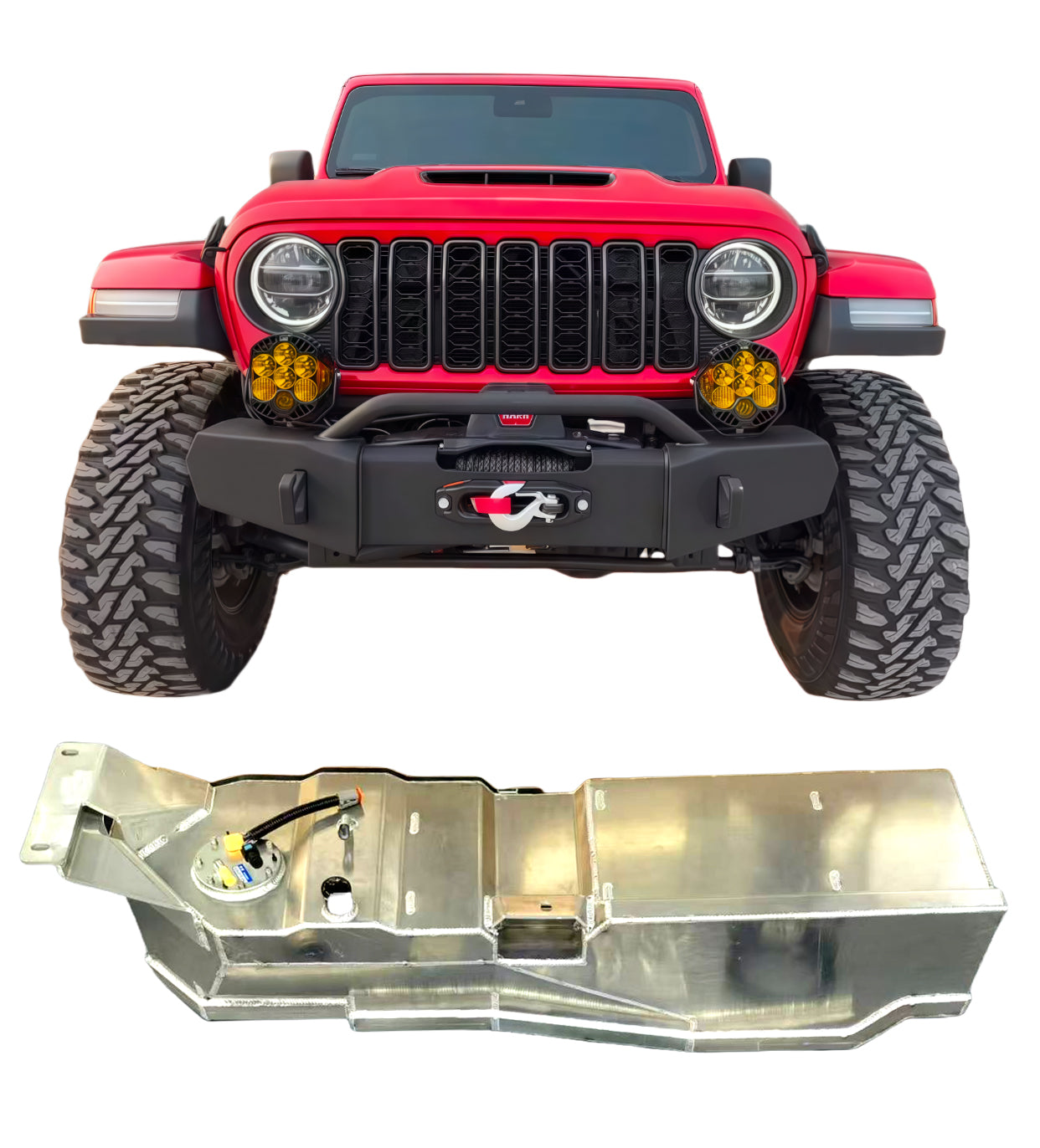 Jeep Wrangler JL 2.0/3.6 auxiliary fuel tank