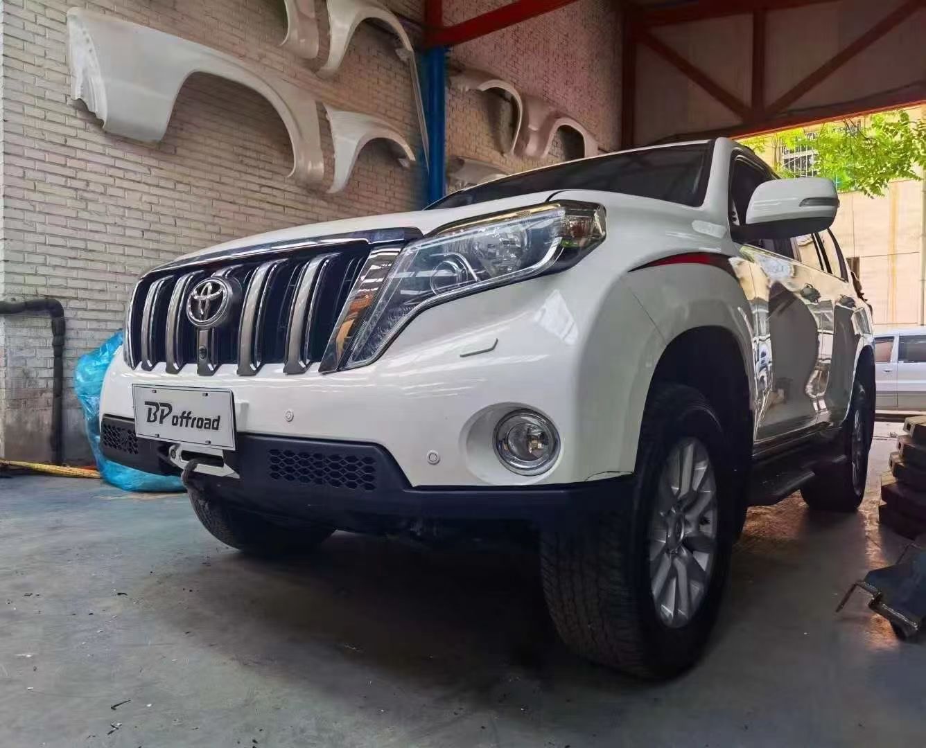 2014-2017 LC150 J150 Invisible front bumper-B black