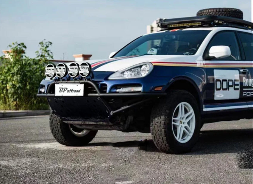 Porsche Cayenne 957 Full/Half Height Tubular Offroad front bumper
