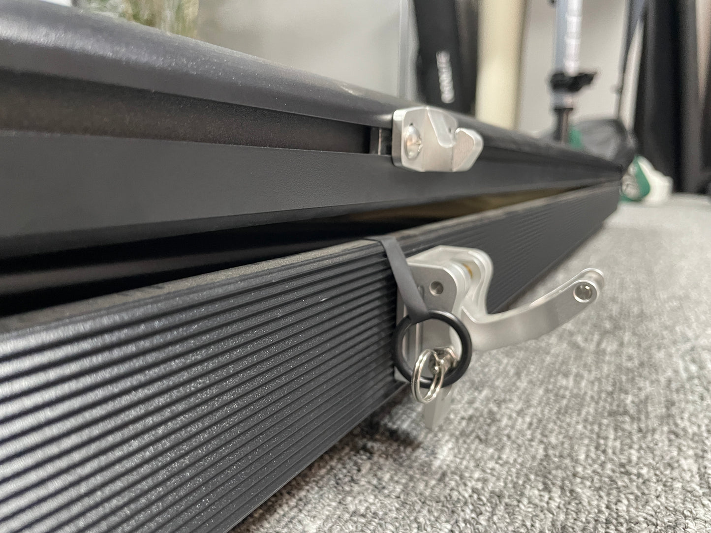 Carbon fiber roof tent clip