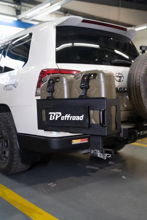 Car External Parts Off-road Vehicle Spare Tire Rack Oil Bucket Rack For Toyota LC200 (2008-2020)