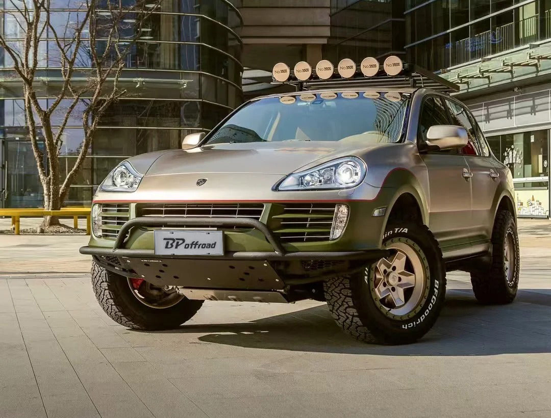 Porsche Cayenne 957 Full/Half Height Tubular Offroad front bumper
