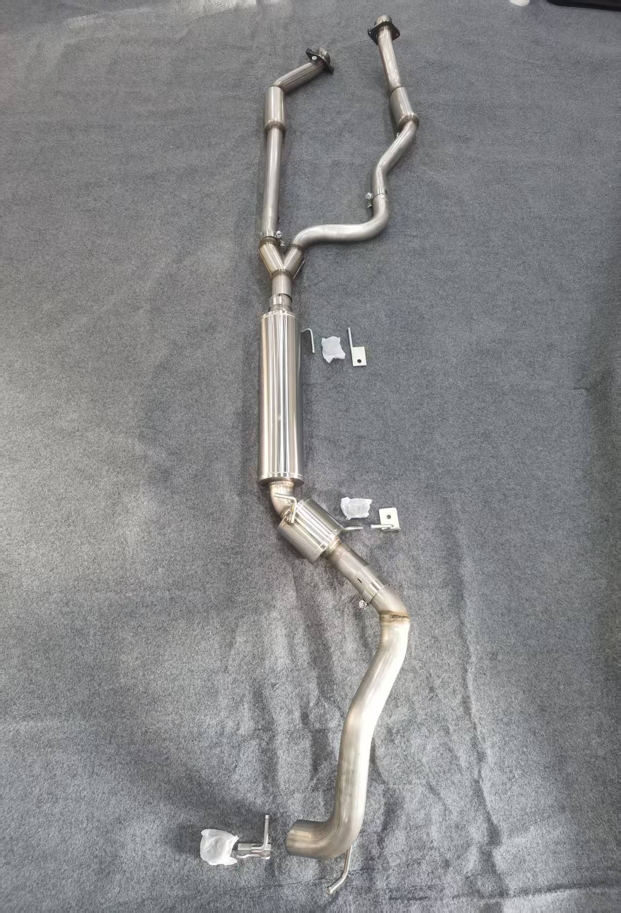 Complete exhaust system for Jeep Wrangler JK/JL/JT swap HEMI 5.7/6.2/6.4