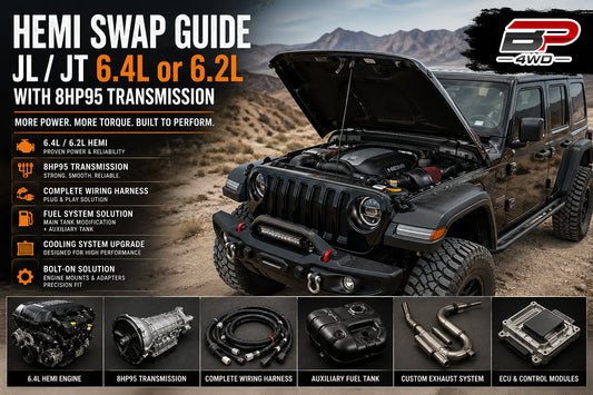 HEMI Swap Guide: Upgrading Your Jeep JL/JT to 6.4L or 6.2L with 8HP95 Transmission