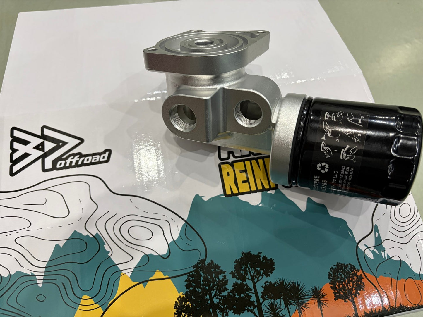 HEMI Oil Filter Adapter for Jeep Wrangler HEMI Swaps