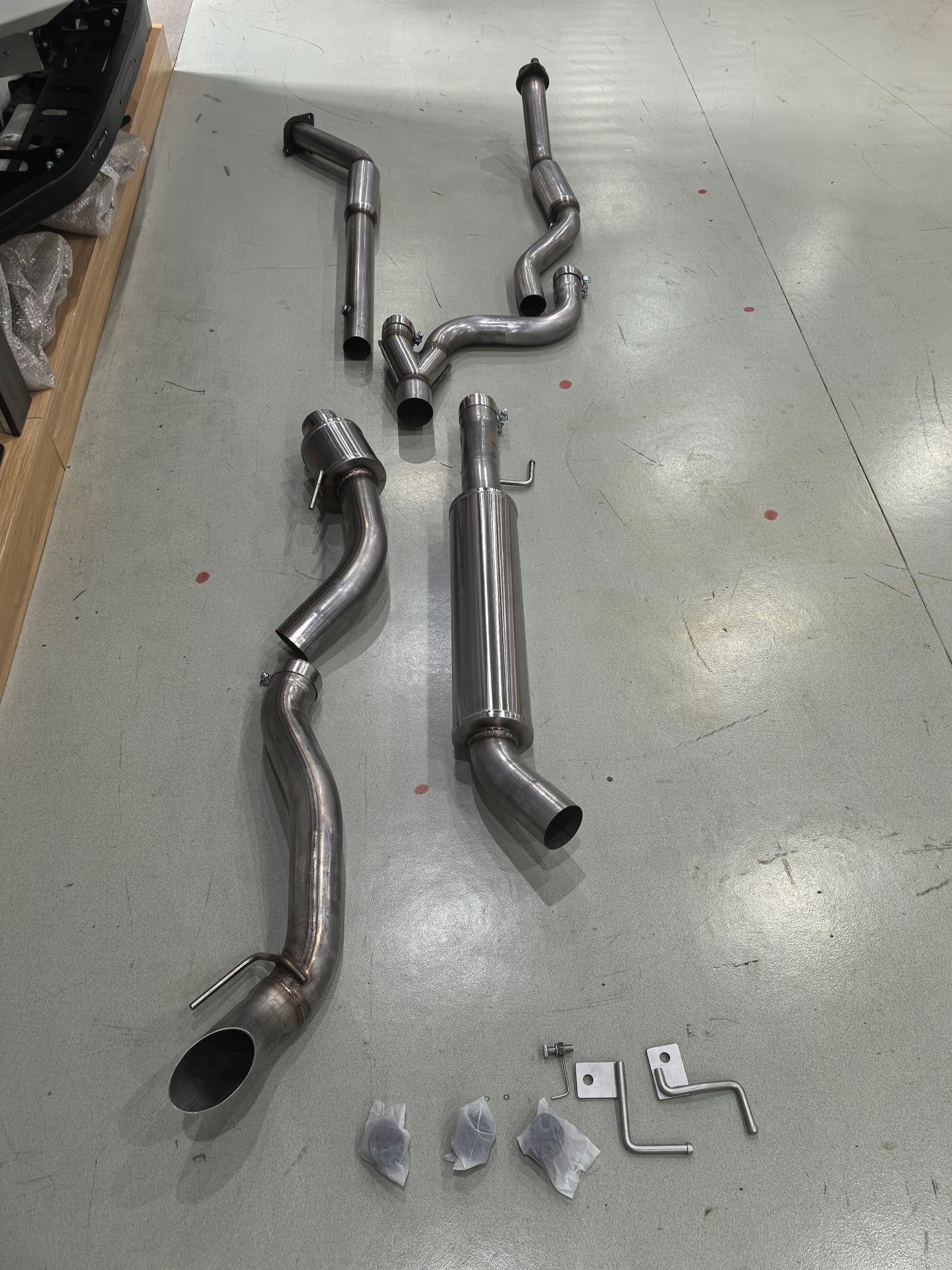 for Jeep Wrangler JK/JL/JT swap HEMI 5.7/6.2/6.4 Complete exhaust system