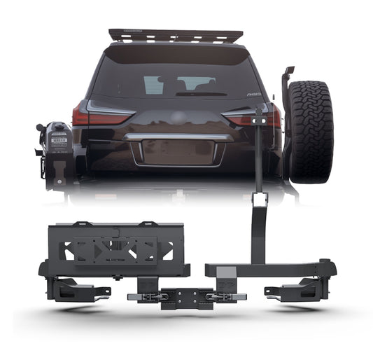 LX570  Tire rack