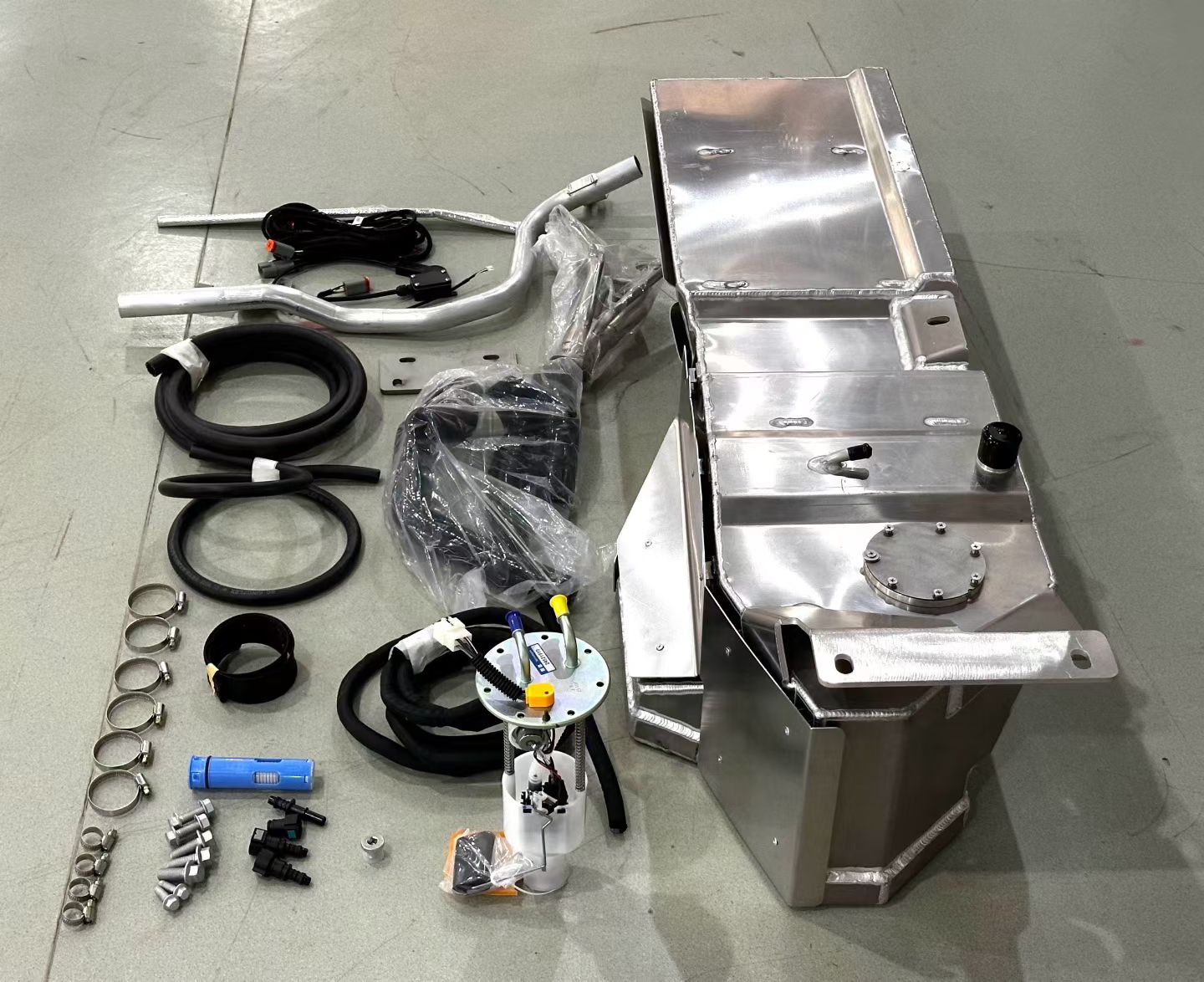 for Jeep Wrangler JL 2.0T / 3.6L Aluminum Auxiliary Fuel Tank