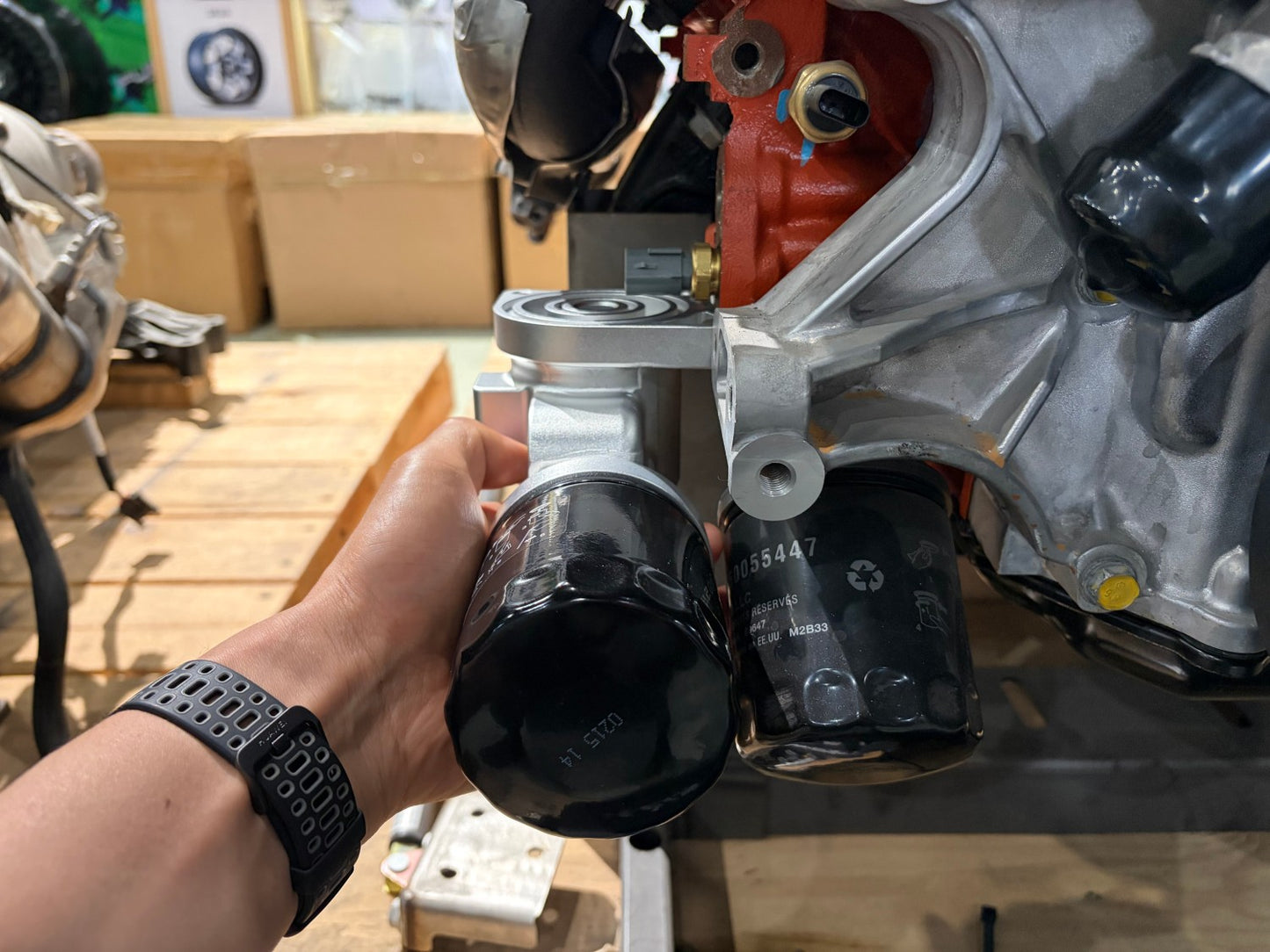 HEMI Oil Filter Adapter for Jeep Wrangler HEMI Swaps
