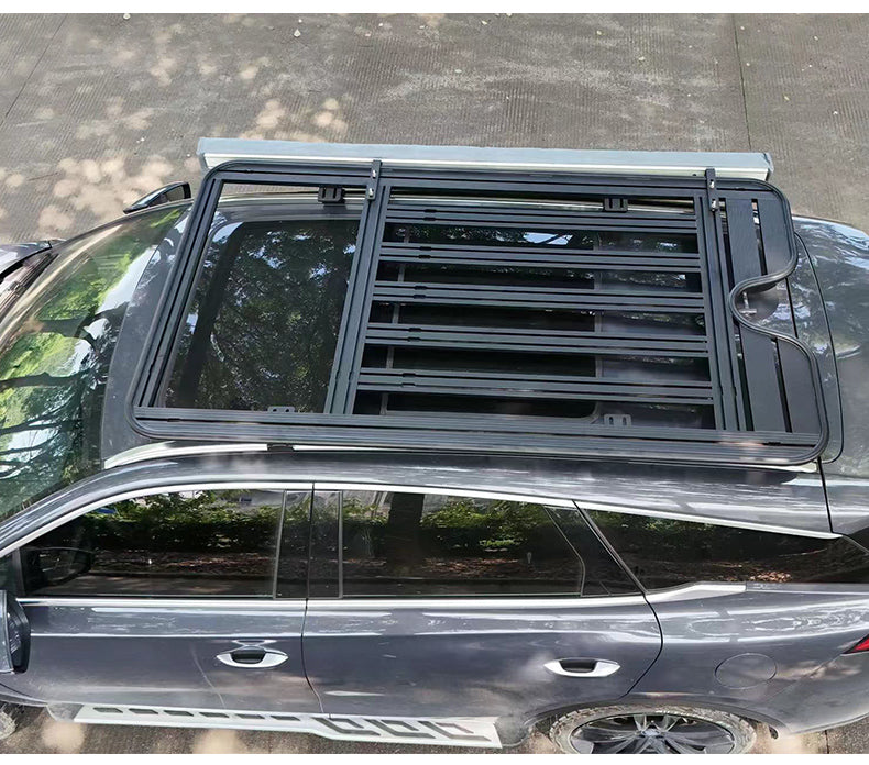 Full-length aluminum roof rack suitable for multiple vehicle models