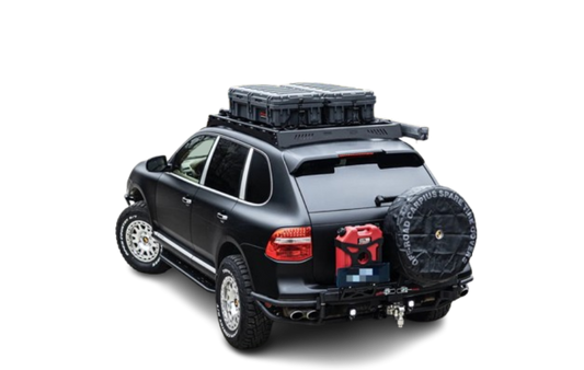 Touareg and Cayenne top rack real car pictures