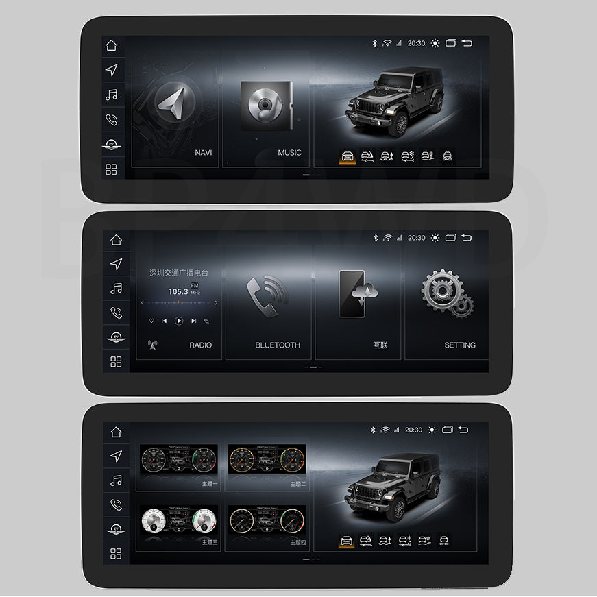 Car Stereo screen touch for Jeep Wrangler JK 2011-2018 auto media LCD upgrade parts Car Radio with Backup Camera