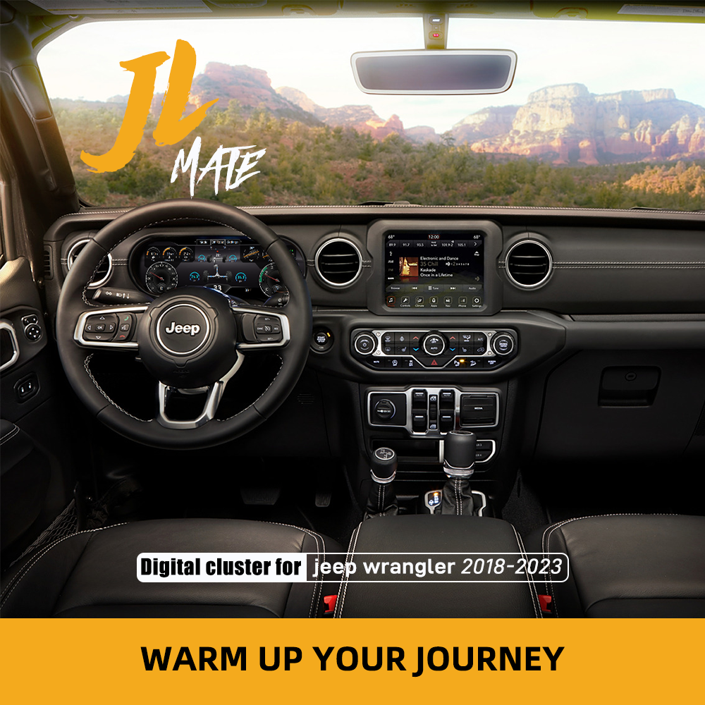 2018-2023 Jeep Wrangler JL/JT LCD Instrument Panel