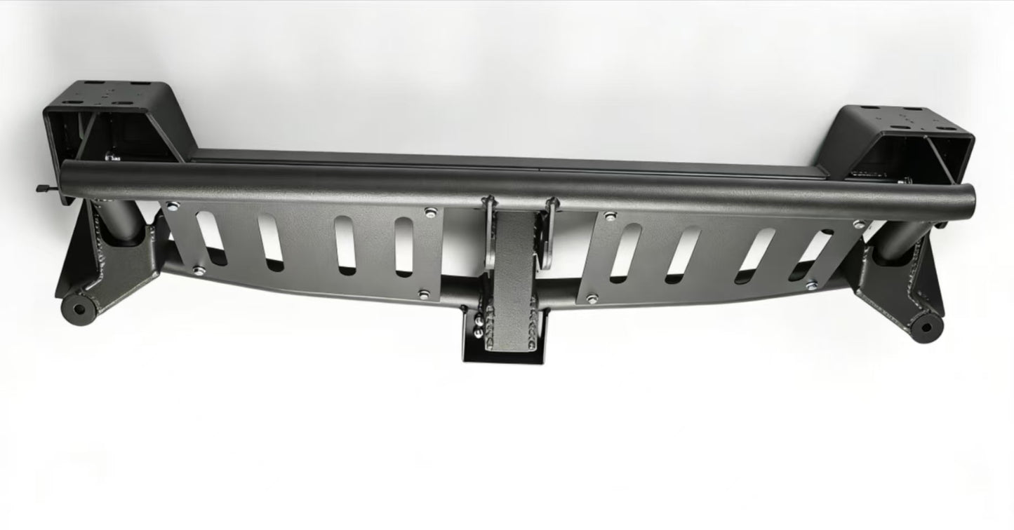 Porsche Cayenne 957/958 Rear Dual-Axis Offroad Bumper with Tire Carrier