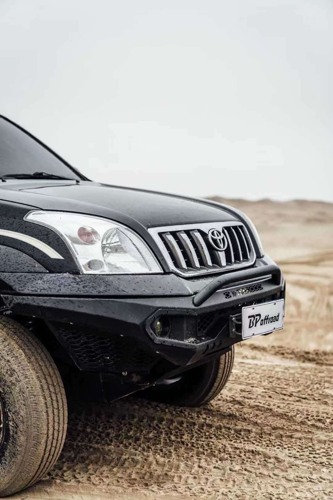 LC120 front bumper with bull bar