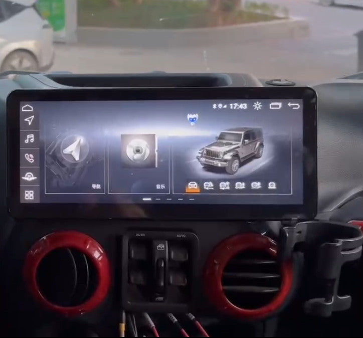 Car Stereo screen touch for Jeep Wrangler JK 2011-2018 auto media LCD upgrade parts Car Radio with Backup Camera