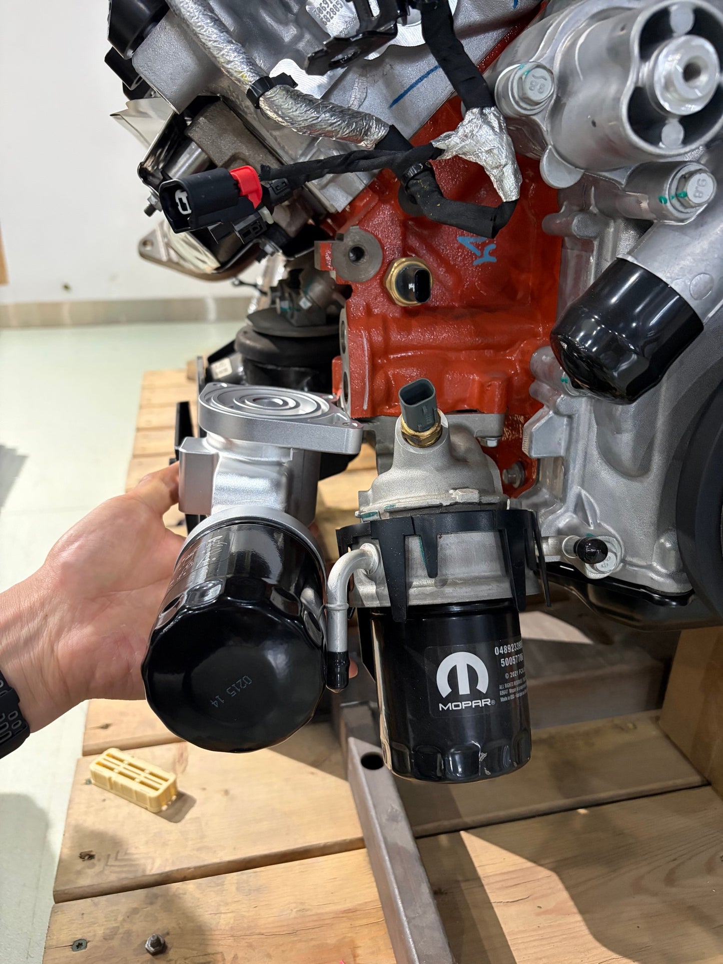 HEMI Oil Filter Adapter for Jeep Wrangler HEMI Swaps
