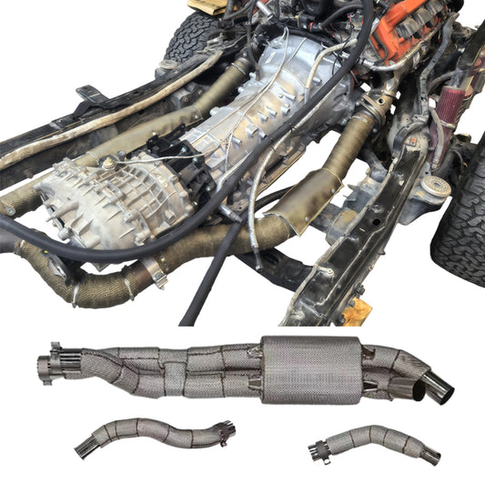 for Jeep Wrangler JK/JL/JT swap HEMI 5.7/6.2/6.4 Complete exhaust system
