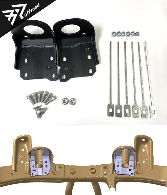 Jeep JK front spring reinforcement