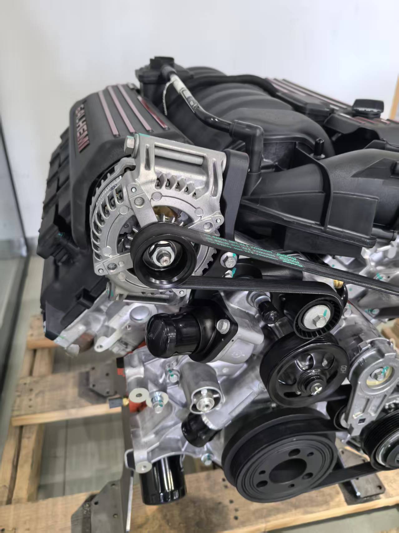 Hemi 6.4 High-Mount Alternator Bracket Kit for Jeep JK / JL / JT Engine Swaps