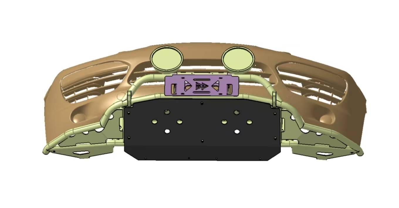 Cayenne 958  front  low-cut bumper.