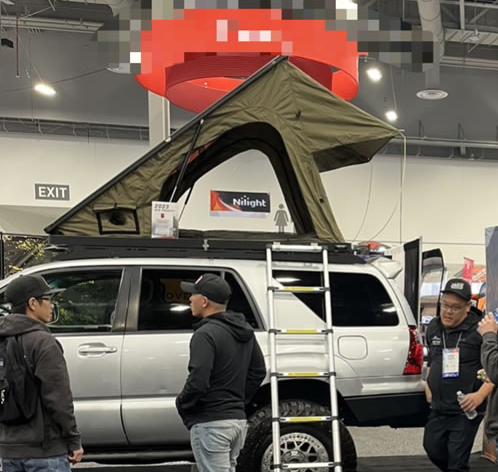Ultra-Lightweight Carbon Fiber Rooftop Tent