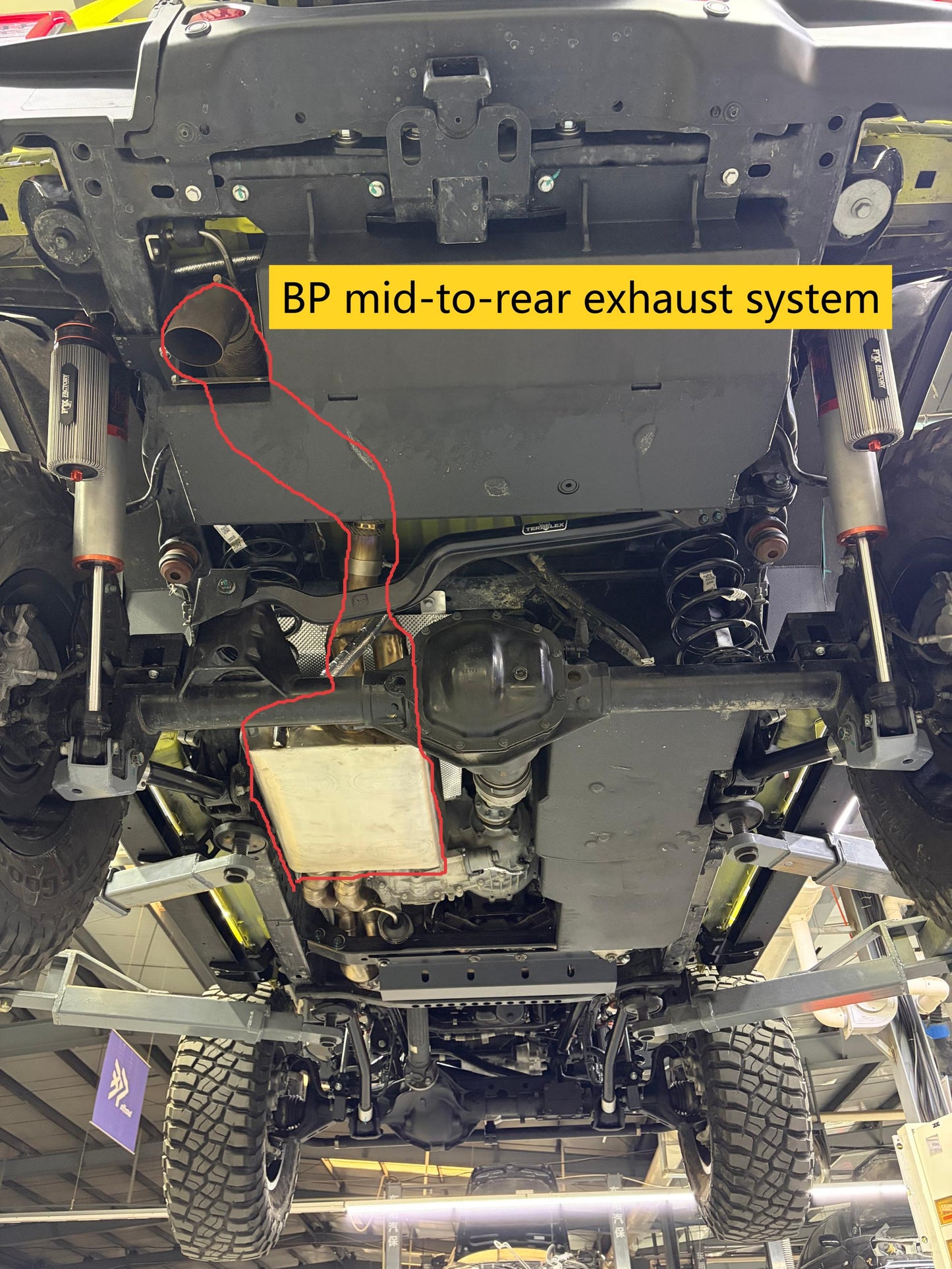 JL 2-Door 6.4L Swap Exhaust &amp; Dual Fuel Tank Solution