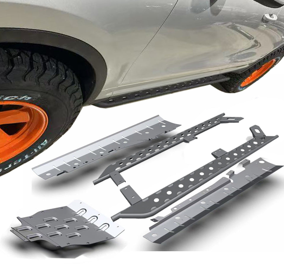 for Cayenne 957 Side Bars & Side/Bottom Guards Body Protection Kit