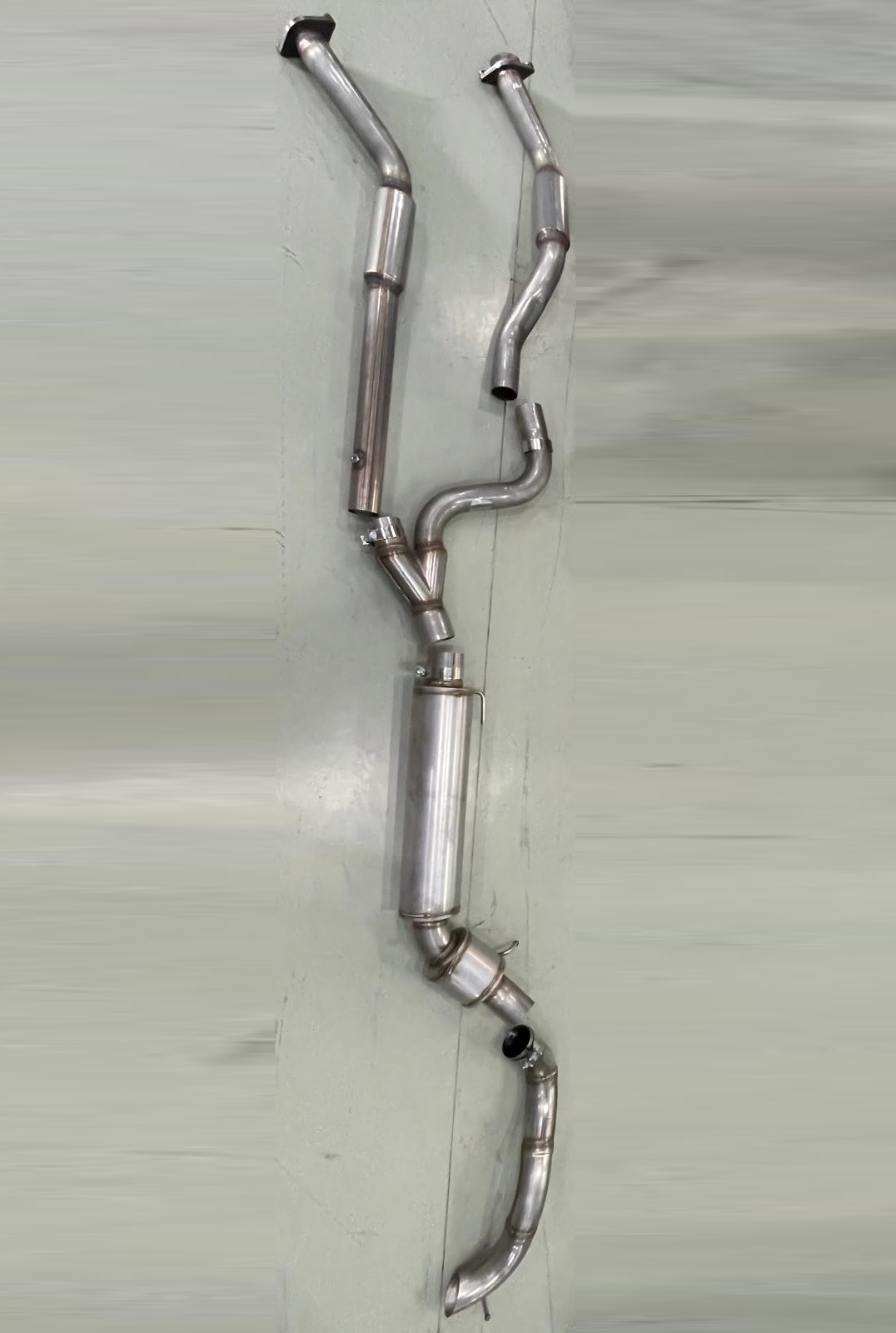 Complete exhaust system for Jeep Wrangler JK/JL/JT swap HEMI 5.7/6.2/6.4
