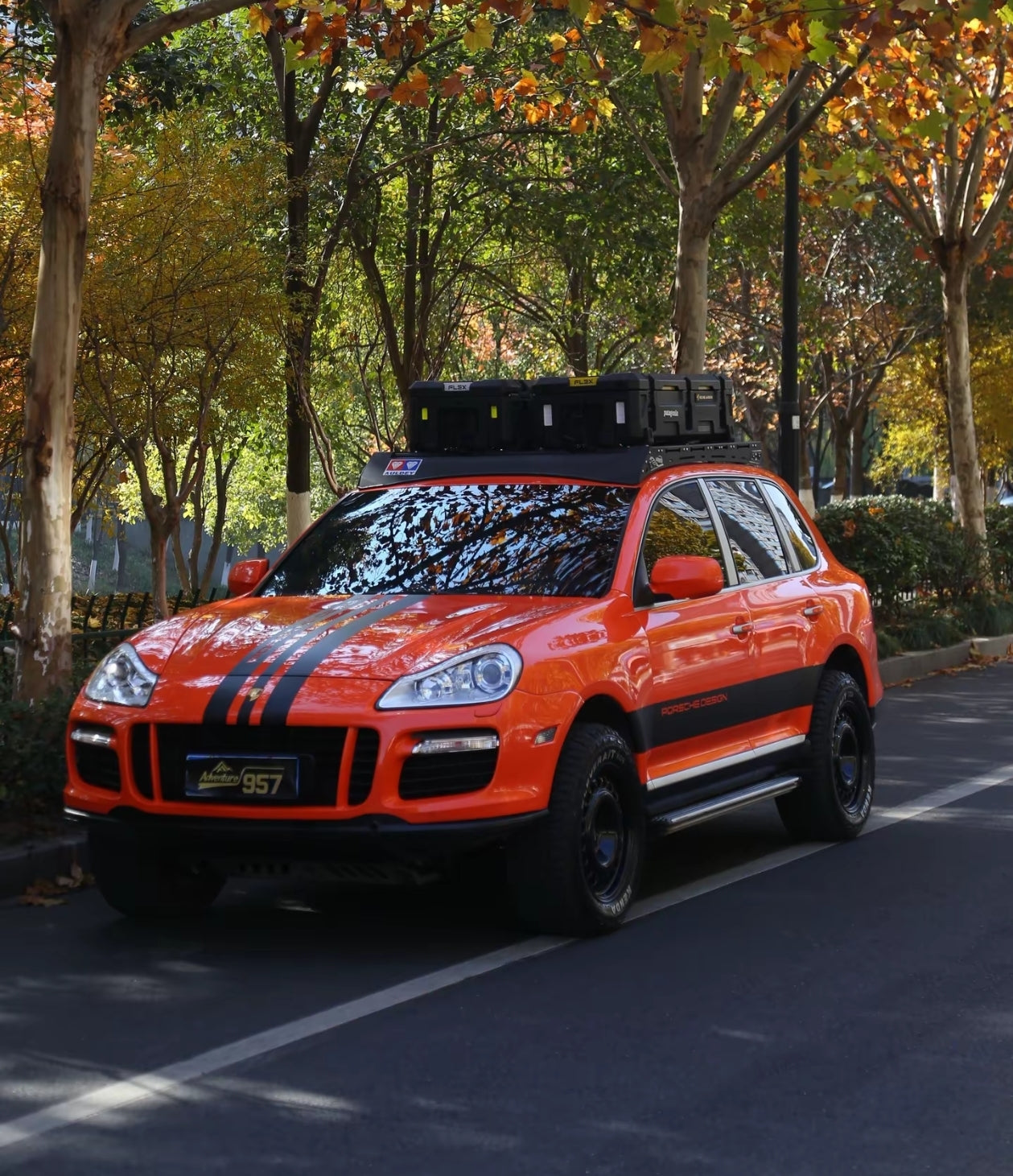 Modular roof rack for 1st  Touareg and Cayenne  955/957